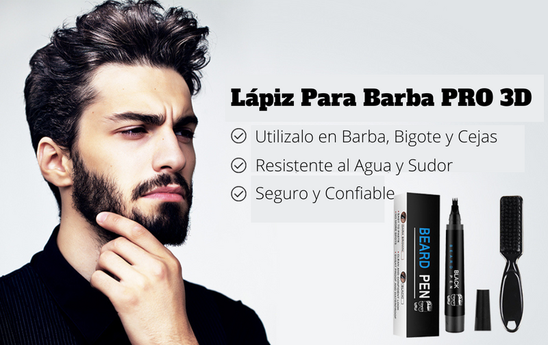 LÁPIZ PARA BARBA BEARDPRO 🧔 + EBOOK GRATUITO