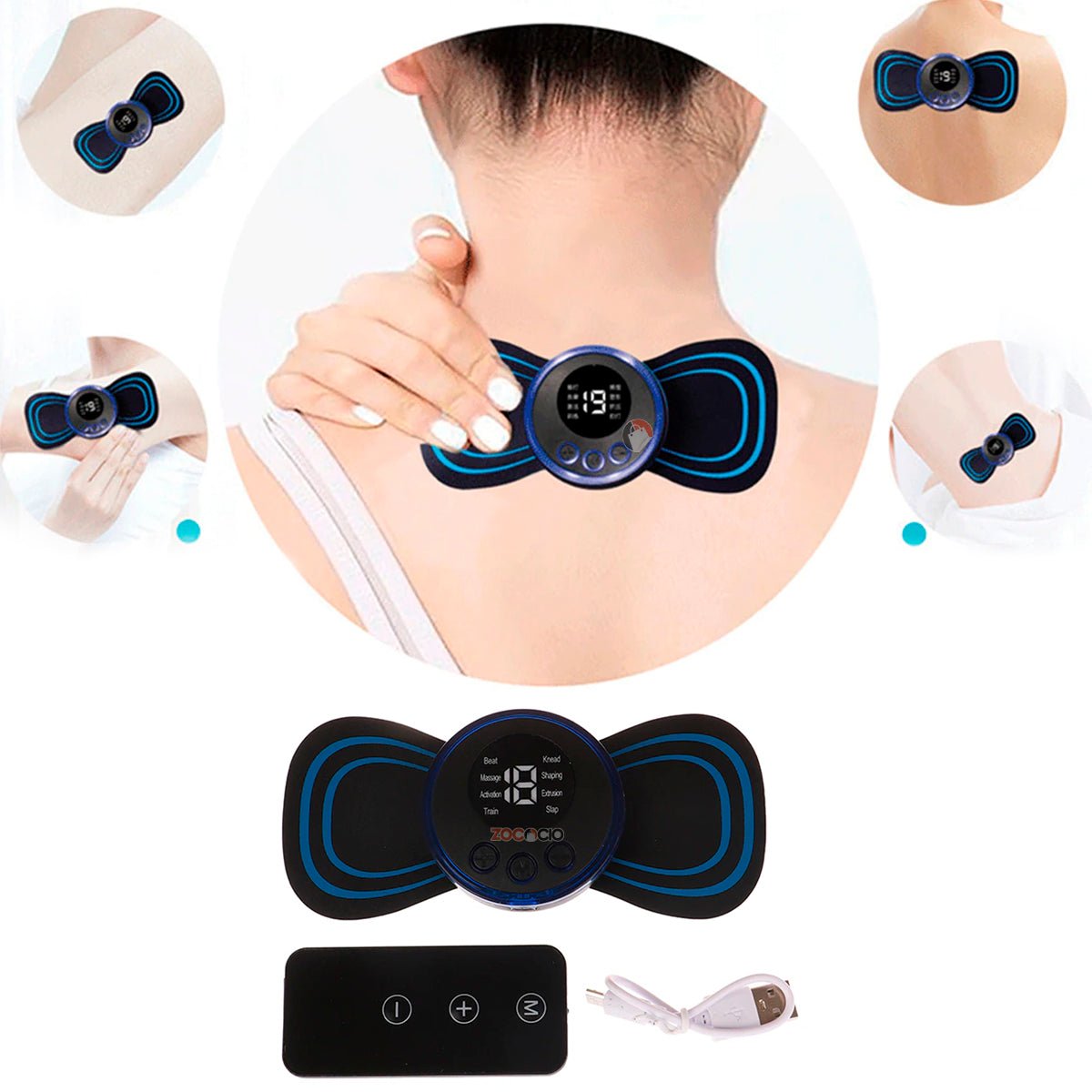¡Descubre MystiRelax™: Mini Masajeador EMS de Alta Calidad para tu Bienestar! - Max Variedad