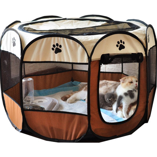 ¡Explora el Corral Plegable de Lujo para tus Mascotas! 🐾 - Max Variedad