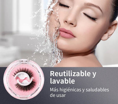 PESTAÑAS AUTOADHESIVAS PREMIUM REUTILIZABLES - Max Variedad