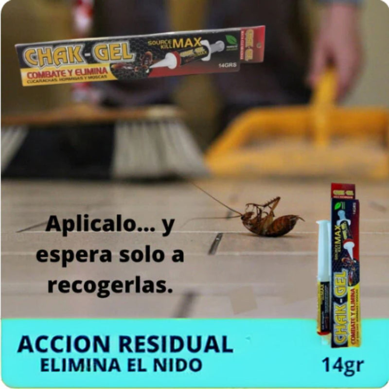 VENENO PARA CUCARACHAS CHAK GEL - Max Variedad